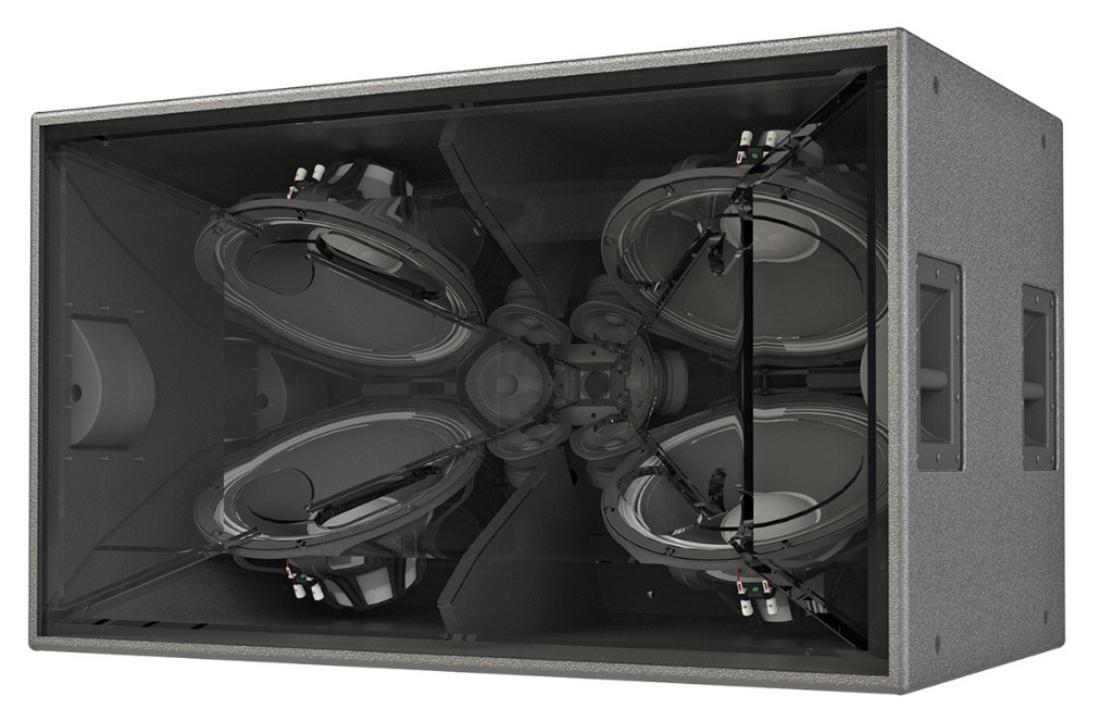 Danley subwoofer — εσωτερική κατασκευή